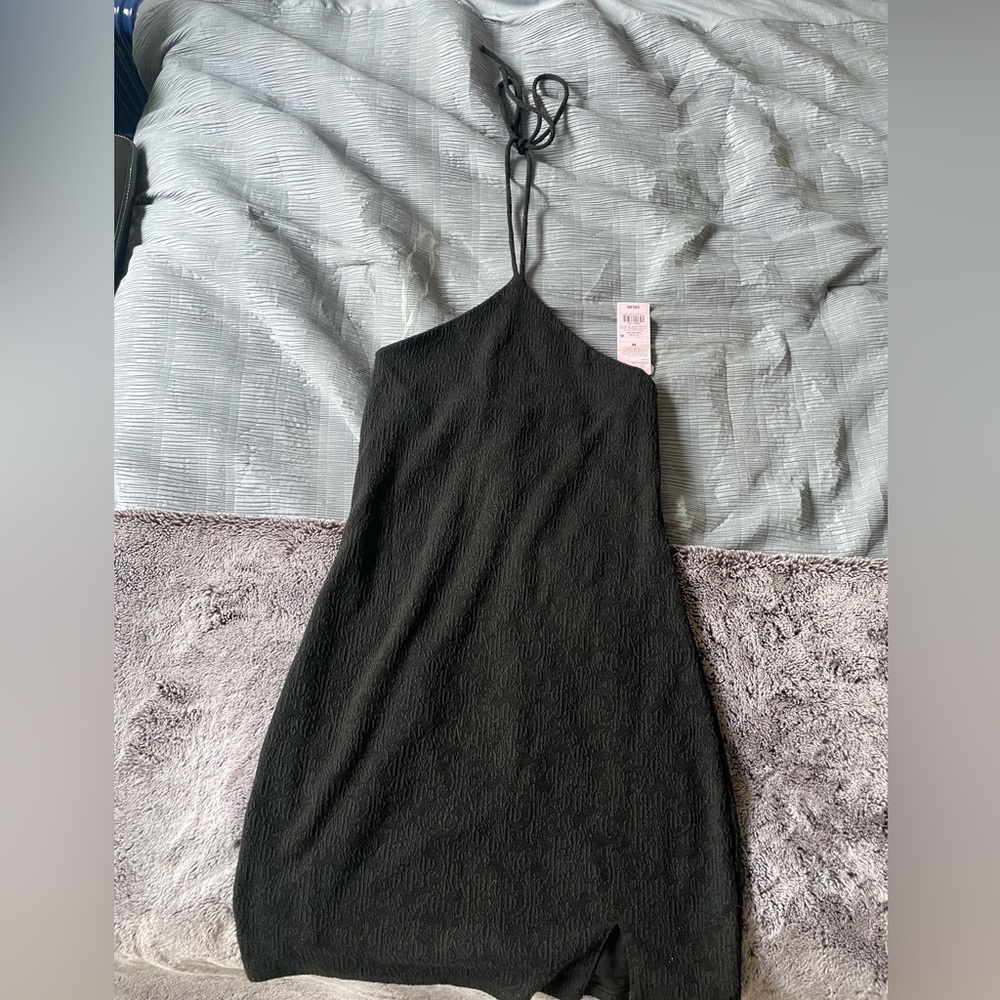 Wild Fable Black Halter Dress